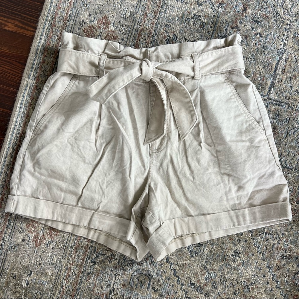 Paperbag Khaki Shorts